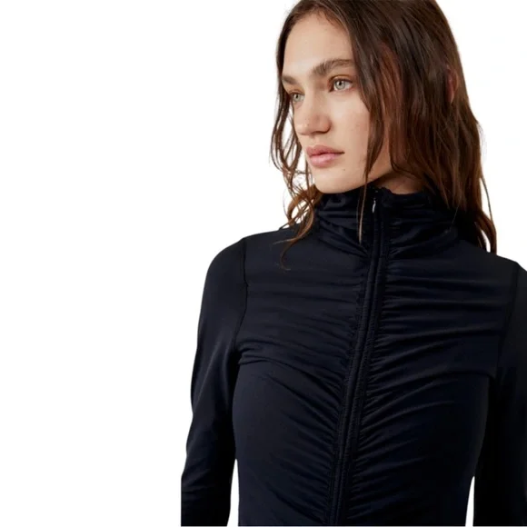 FREE PEOPLE Movement Wonderland Zip Up S - Picture 4 of 14